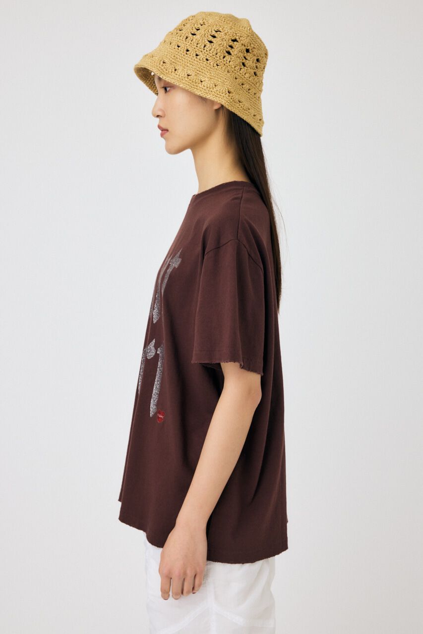 MOUSSY「GLITTER DAMAGE シャツ」|Tシャツ・カットソー|