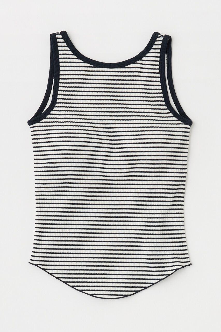 MOUSSY「CUP IN BORDER タンク」|タンクトップ|
