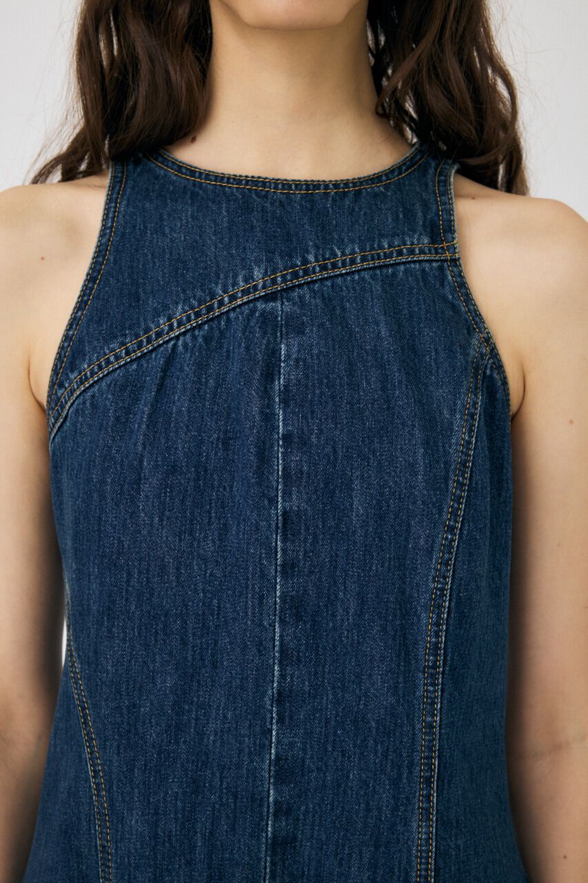 MOUSSY「AMERICAN SLEEVE WAVY ドレス」|ワンピース|