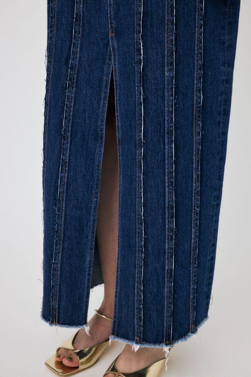 MOUSSY「FRONT SLIT FRINGE スカート」|スカート|