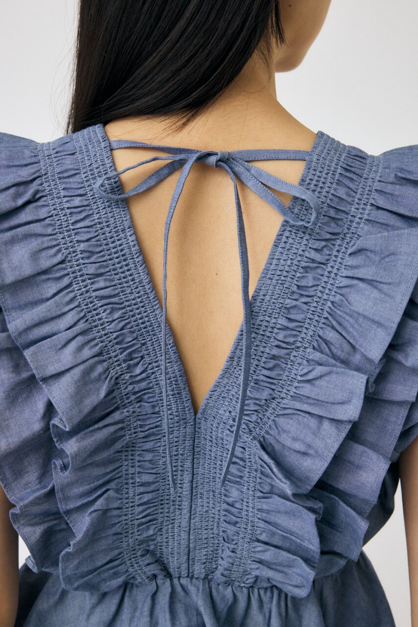 MOUSSY「SHOULDER フリルブラウス」|シャツ・ブラウス|