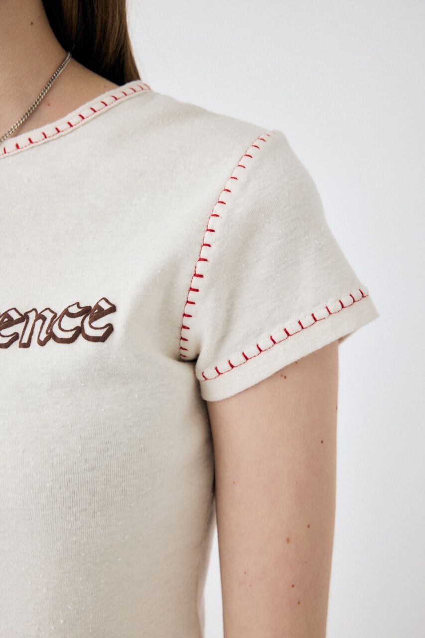 MOUSSY「CONTRAST ステッチ Tシャツ」|Tシャツ・カットソー|