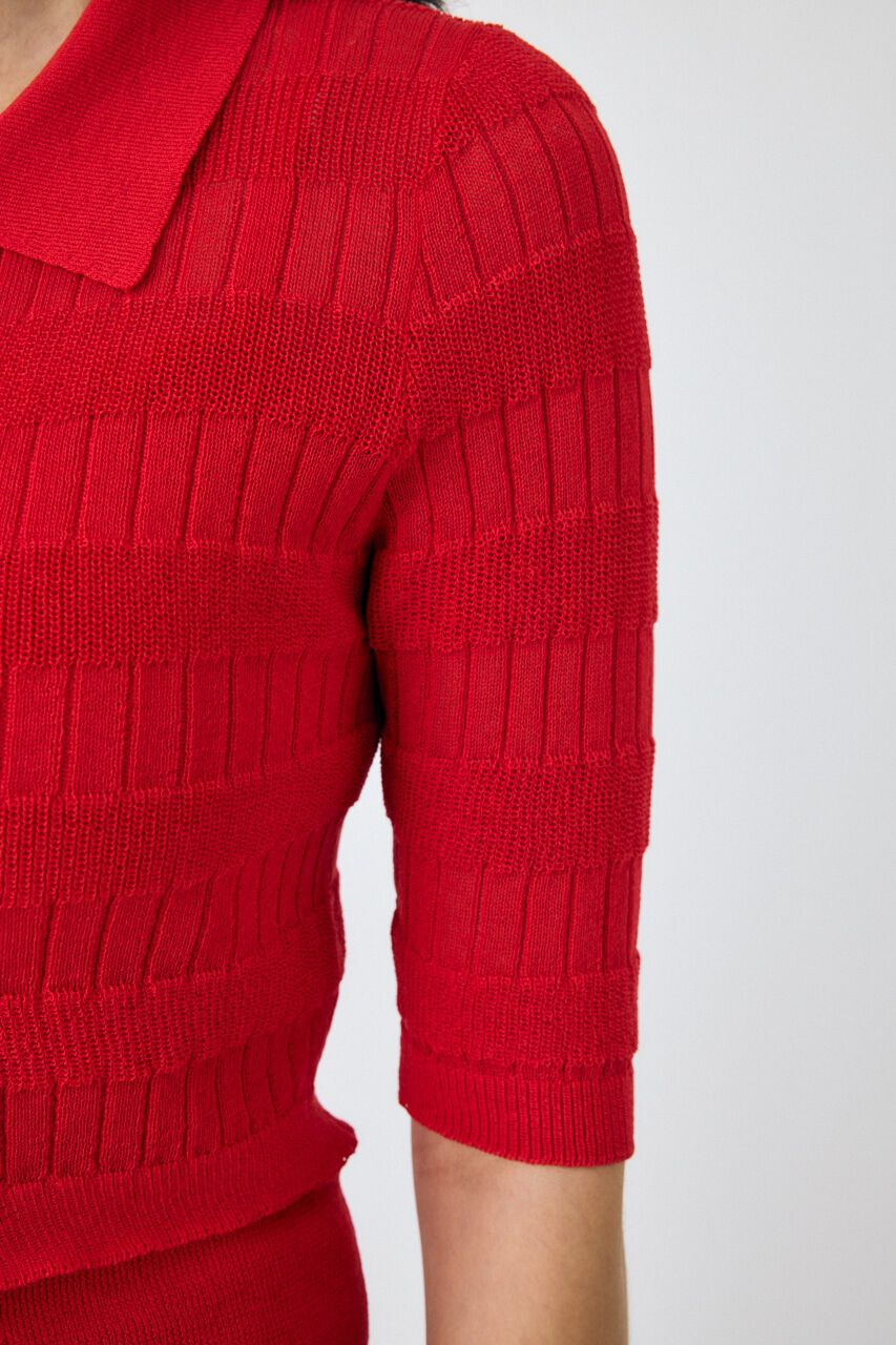 MOUSSY「KNIT CAMI & RIBBON シャツセット」|ニット・セーター|