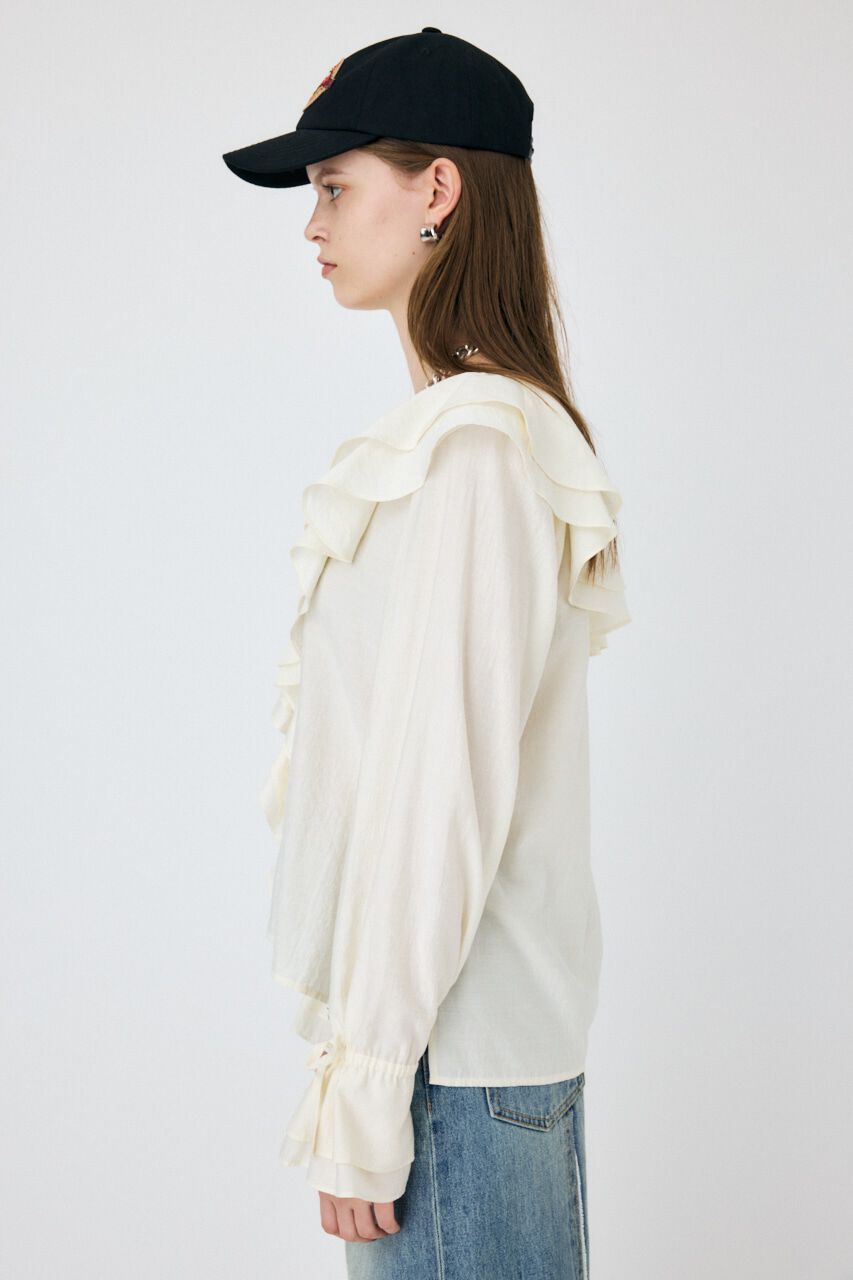 MOUSSY「RUFFLE ブラウス」|シャツ・ブラウス|