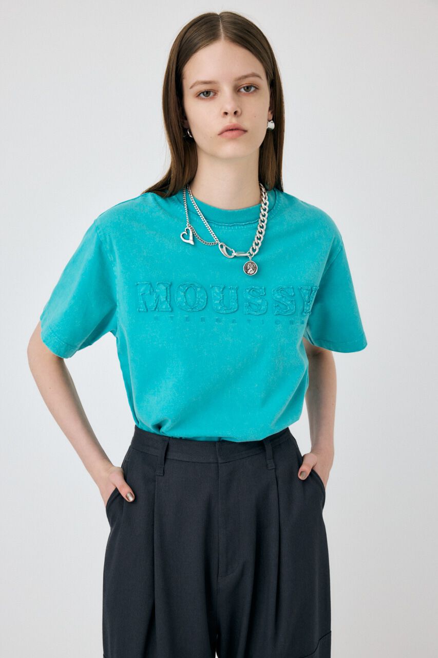 MOUSSY「WASHED PATCH MOUSSY Ｔシャツ」|Tシャツ・カットソー|TQ