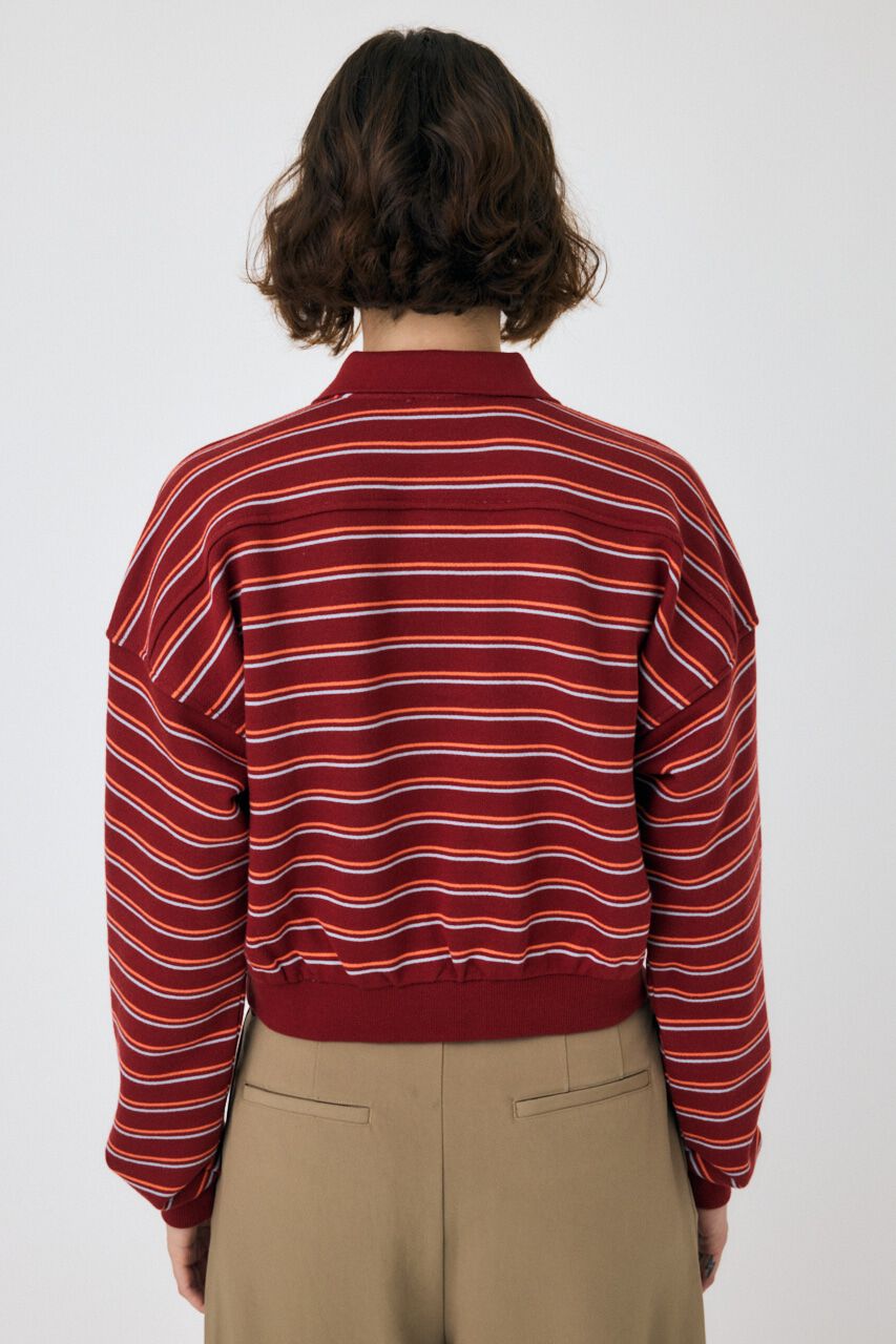 MOUSSY「EMBROIDERY ポロプルオーバー」|パーカー|