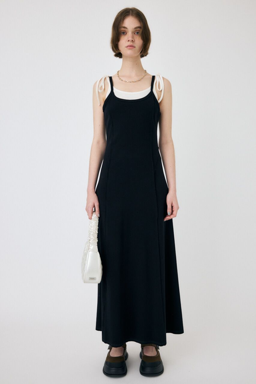 MOUSSY「LAYERED RIB ドレス」|ワンピース|