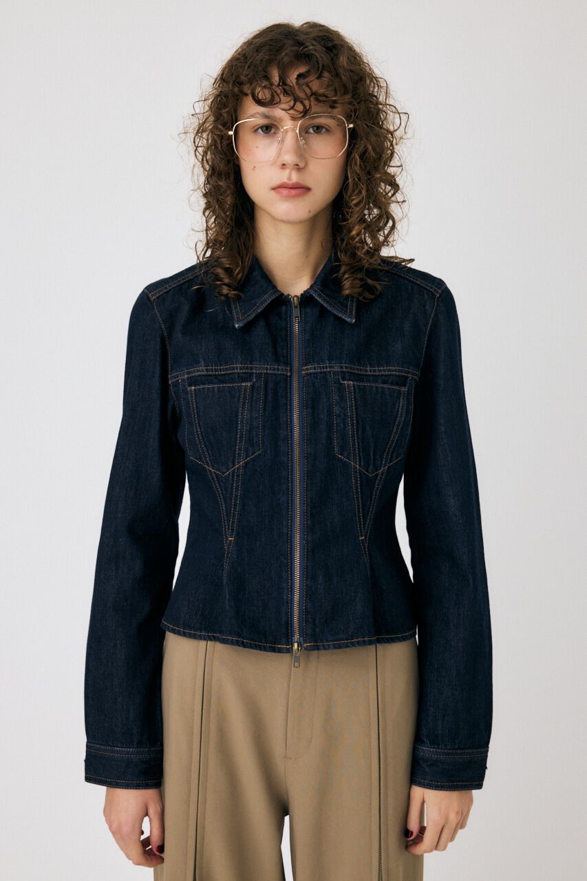 MOUSSY「WAIST TUCK デニムシャツ」|シャツ・ブラウス|