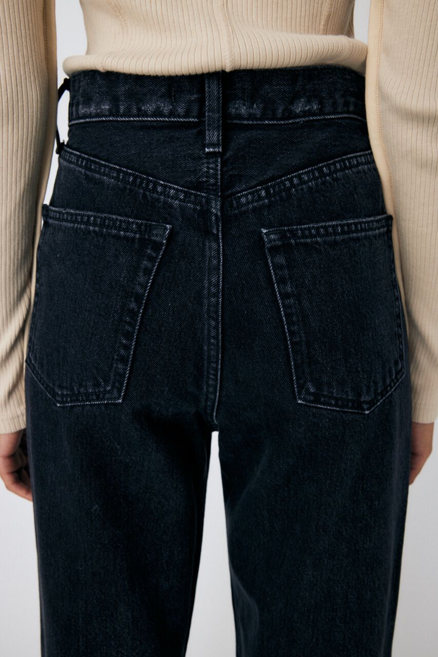 MOUSSY「HW 90S ブラックストレートデニム」|デニム|