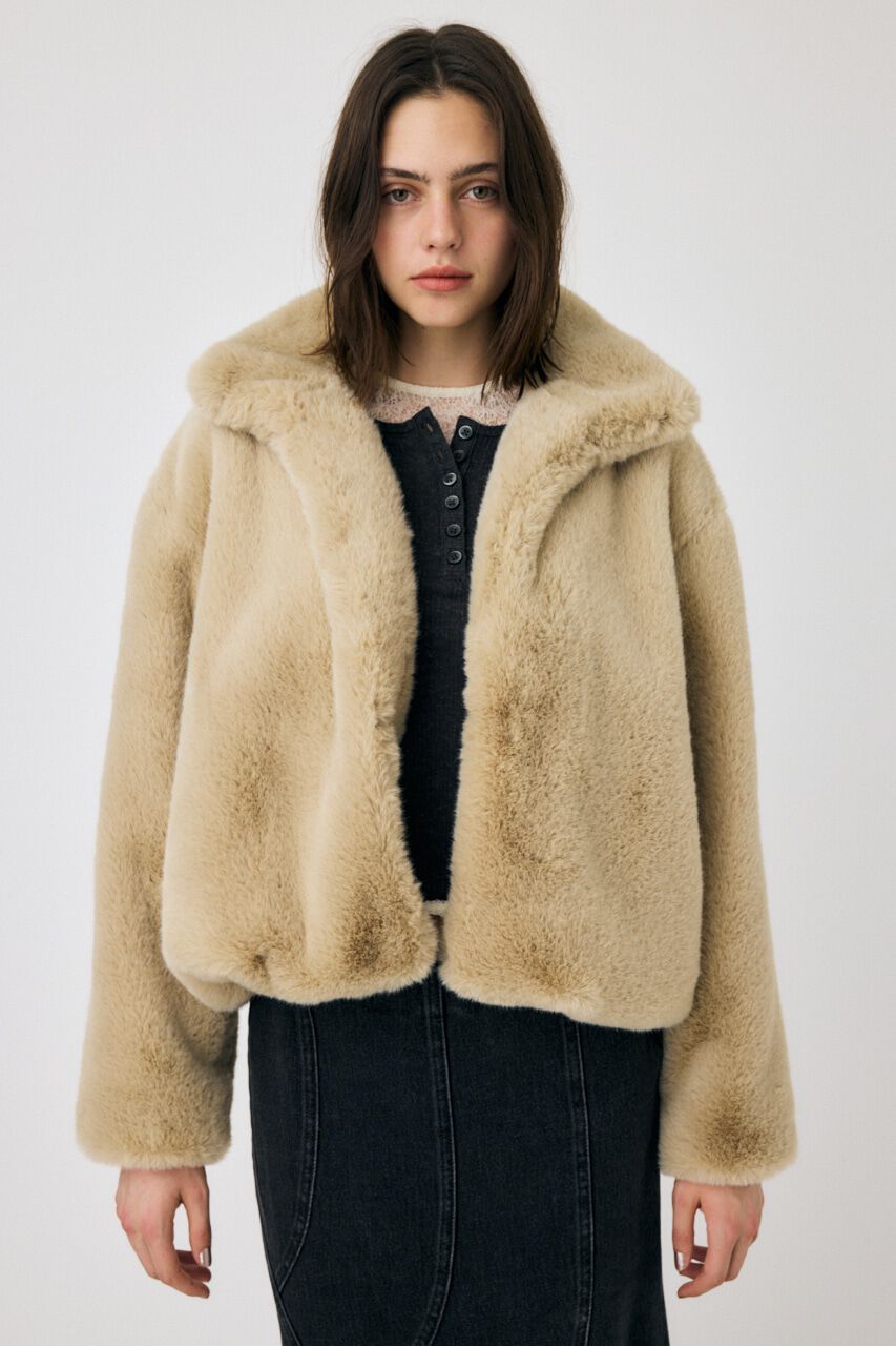 MOUSSY「FAUX FUR スタンドカラージャケット」|その他|