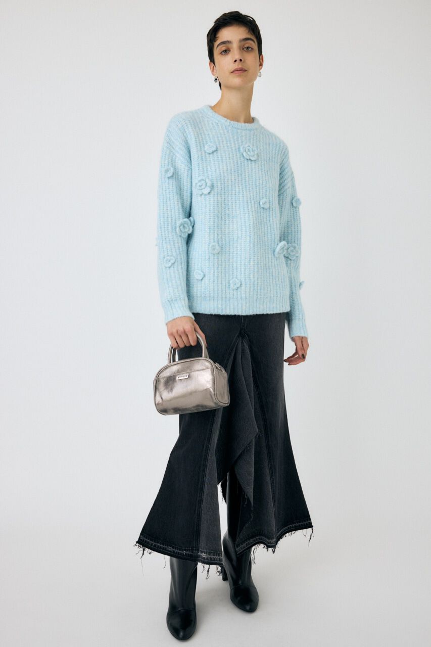 MOUSSY「REMAKE DENIM マーメイドスカート」|スカート|BLK