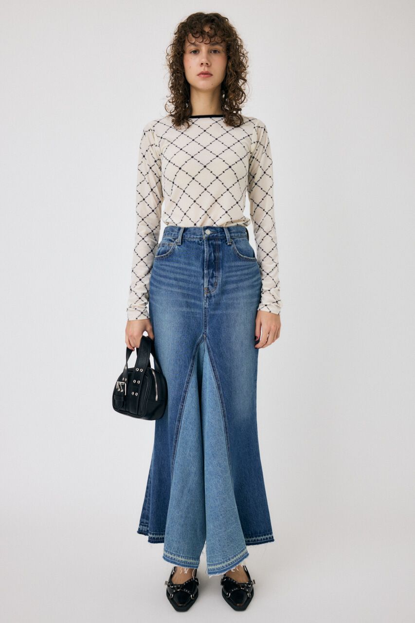 MOUSSY「REMAKE DENIM マーメイドスカート」|スカート|