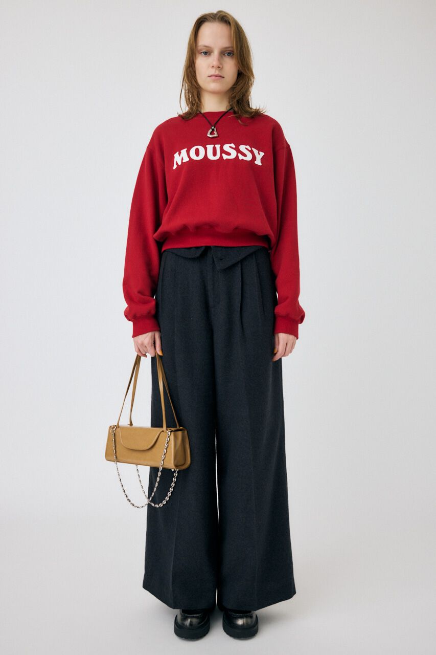 MOUSSY「PATCH VELOUR MOUSSY プルオーバー」|パーカー|