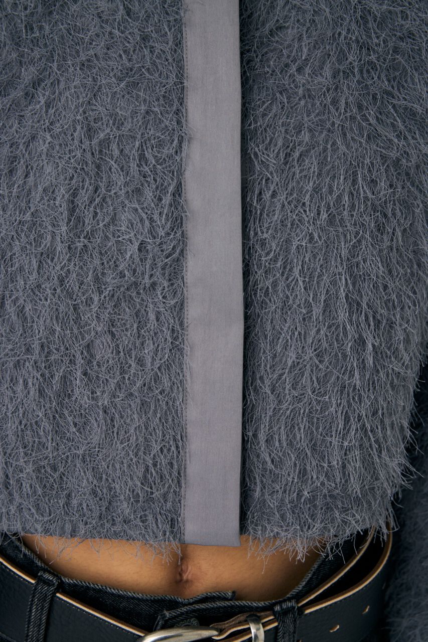 MOUSSY「FRINGE CROPPED シャツ」|シャツ・ブラウス|