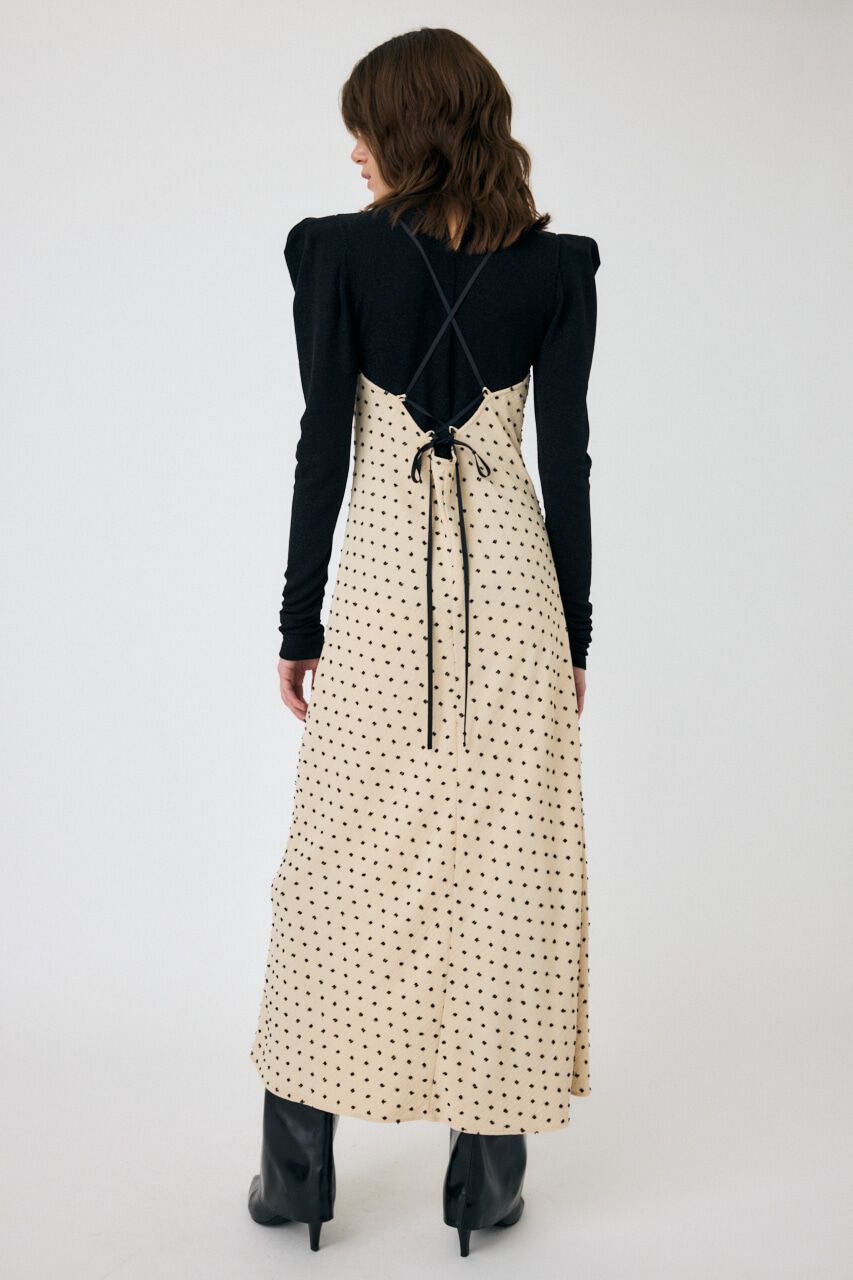 MOUSSY「DOBBY DOT キャミドレス」|ワンピース|