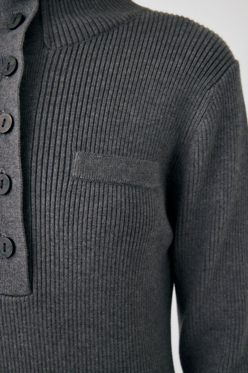 MOUSSY「RIB KNIT ロングドレス」|ワンピース|