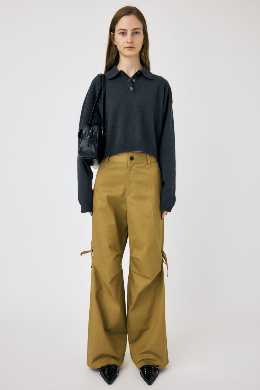 MOUSSY「BOXY KNIT ポロ」|ニット・セーター|