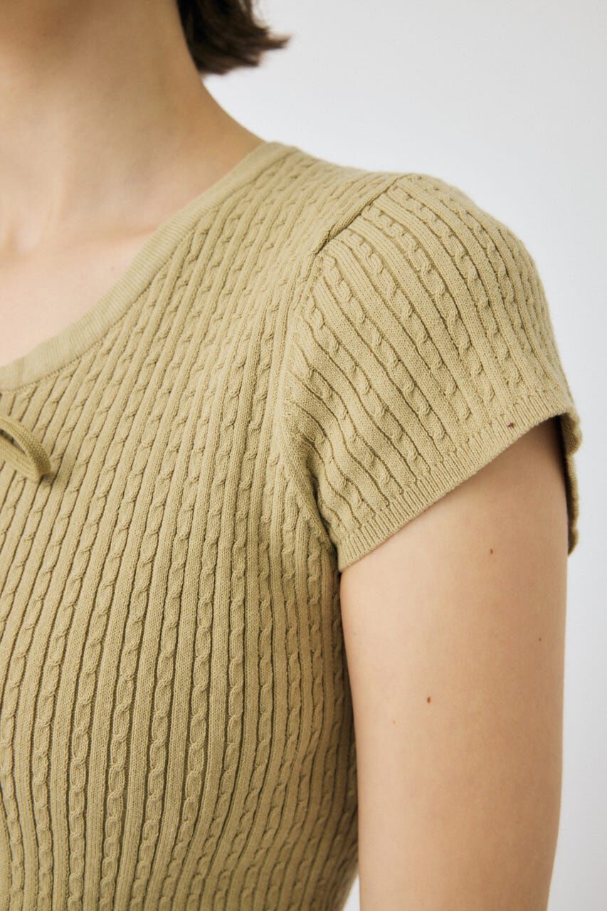 MOUSSY「RIBBON CABLE ニット」|ニット・セーター|