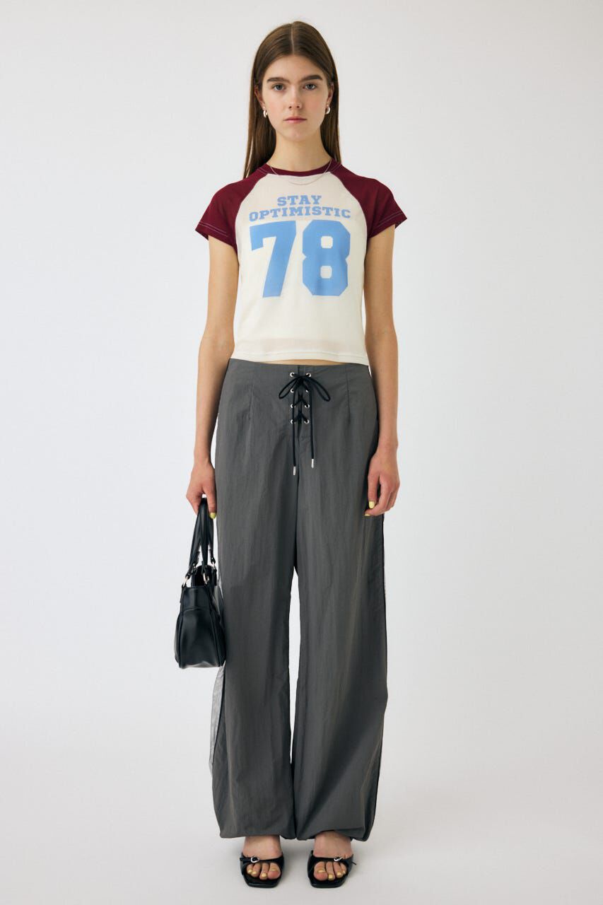 MOUSSY「SHEER PANEL LACE UP パンツ」|その他|