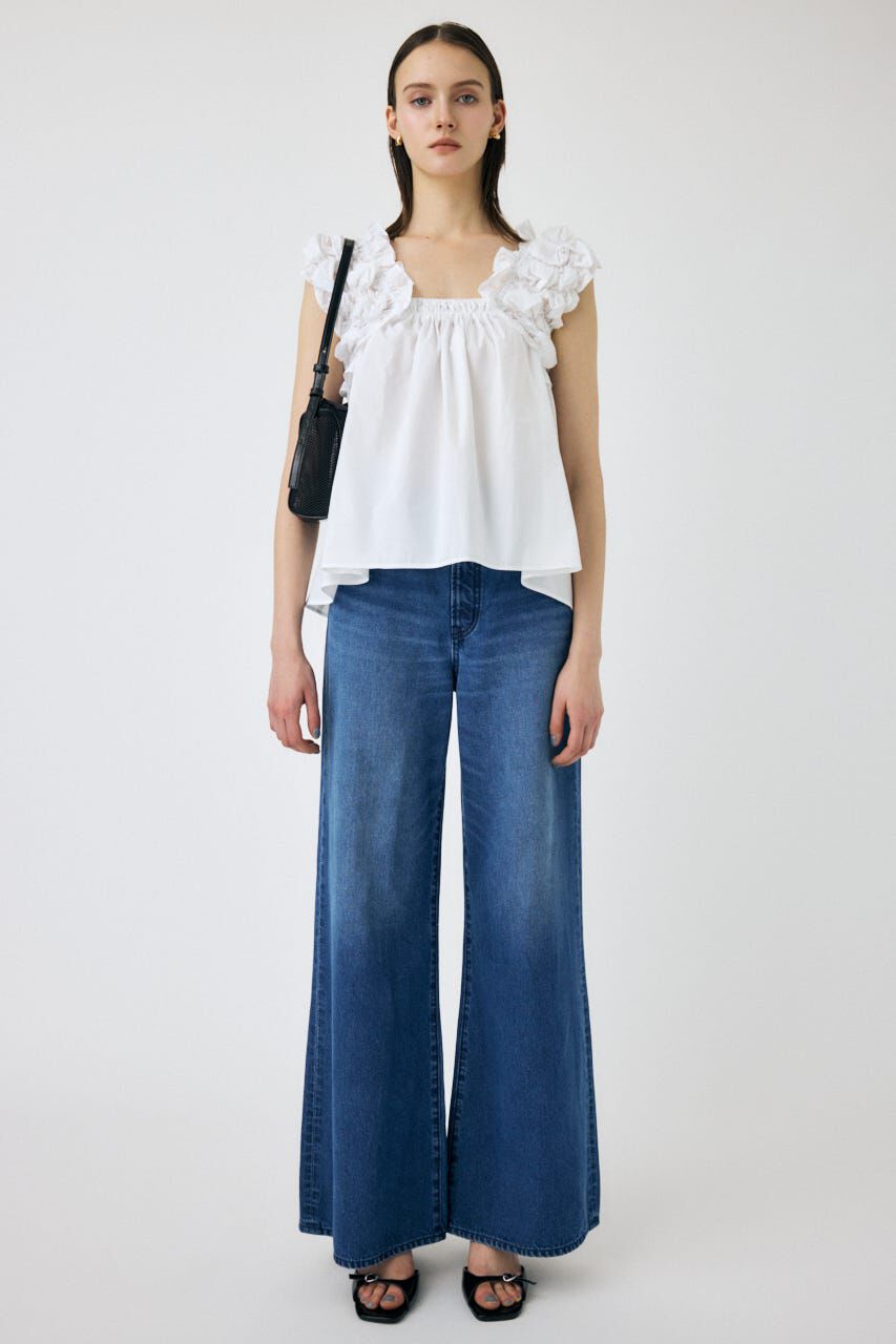 MOUSSY「SHOULDER FRILLS トップス」|その他|