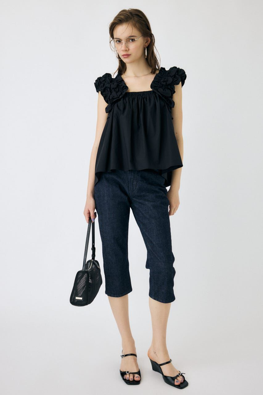 MOUSSY「SHOULDER FRILLS トップス」|その他|