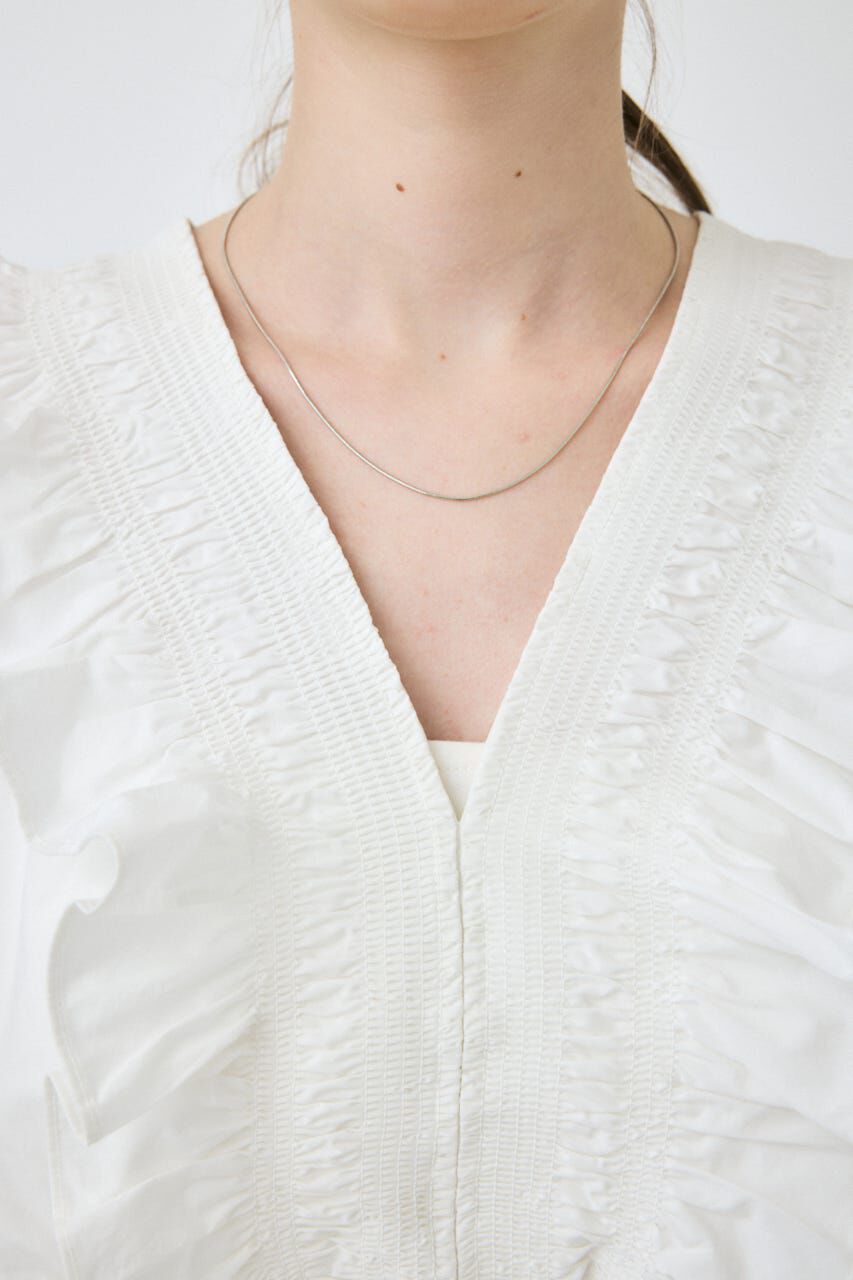 MOUSSY「SHIRRING RUFFLE PEPLUM トップス」|その他|