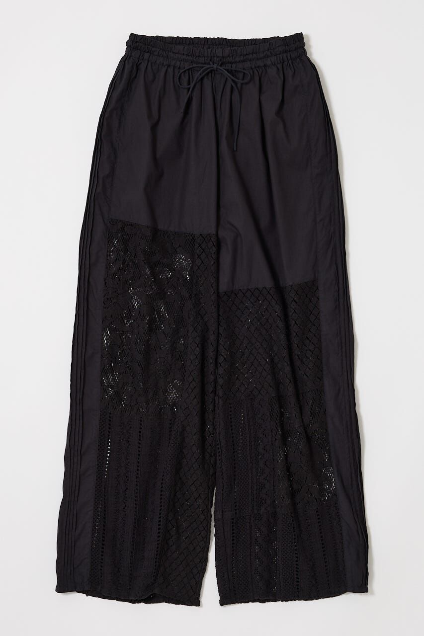 MOUSSY「LACE COMBINE パンツ」|その他|BLK