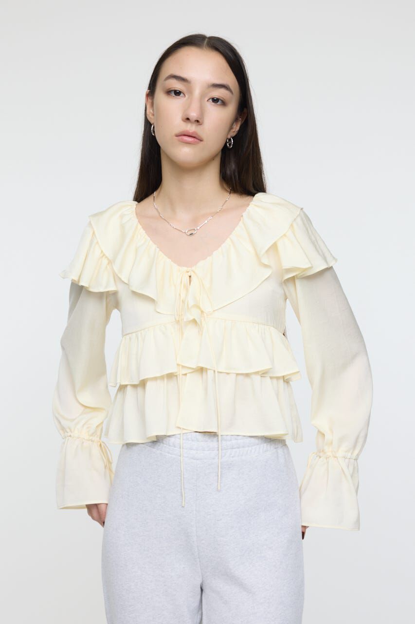 MOUSSY「PETAL ブラウス」|シャツ・ブラウス|IVOY3