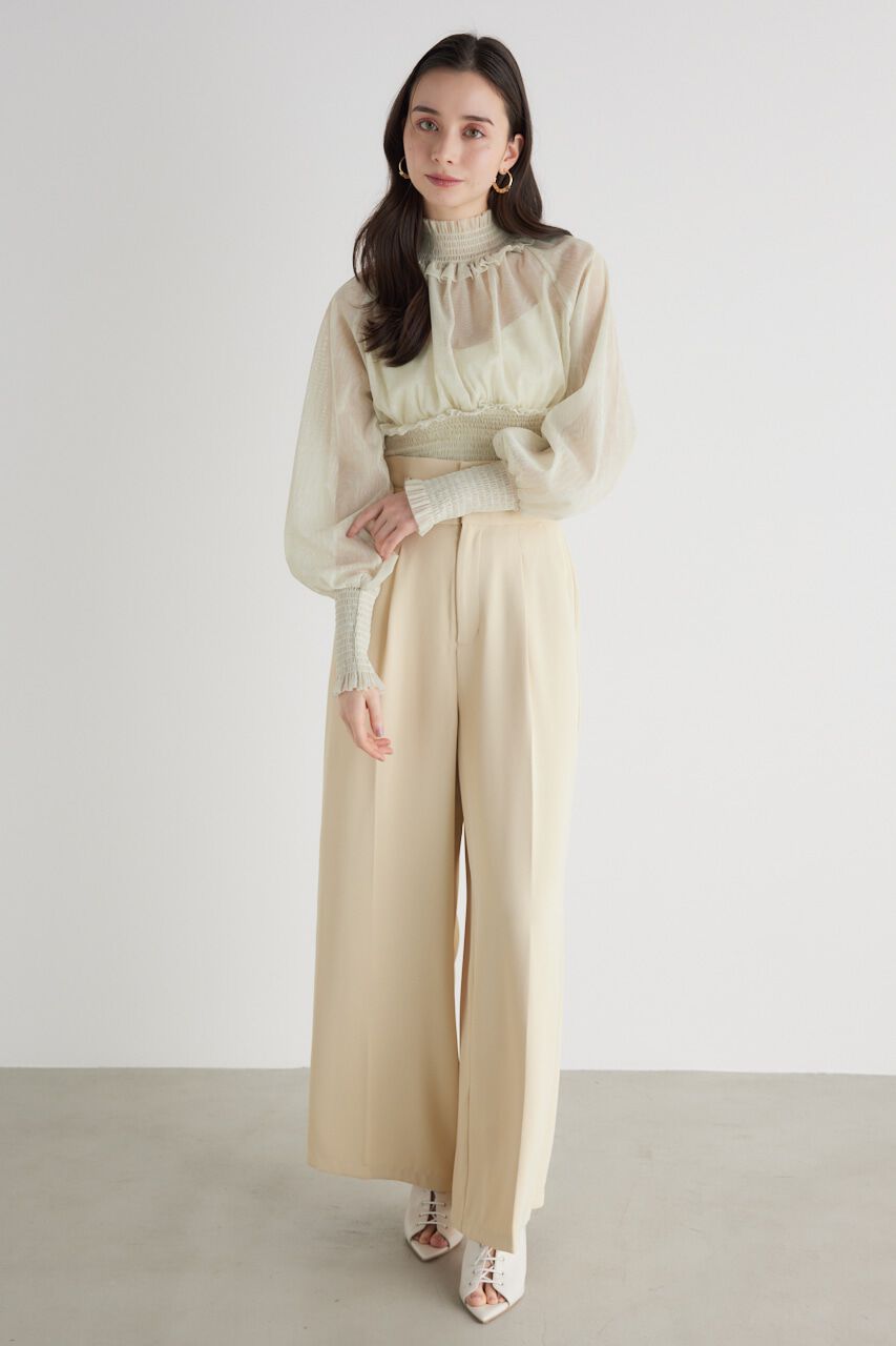 rienda「シャーリングH/W BLS」|シャツ・ブラウス|