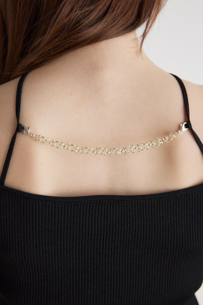 rienda「スリットSLVオフショルダーknit TOP」|ニット・セーター|