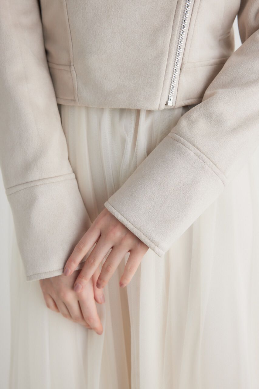 rienda「24SSフェイクスエードライダースJK」|その他|