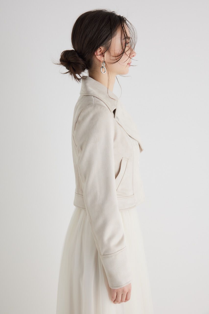 rienda「24SSフェイクスエードライダースJK」|その他|