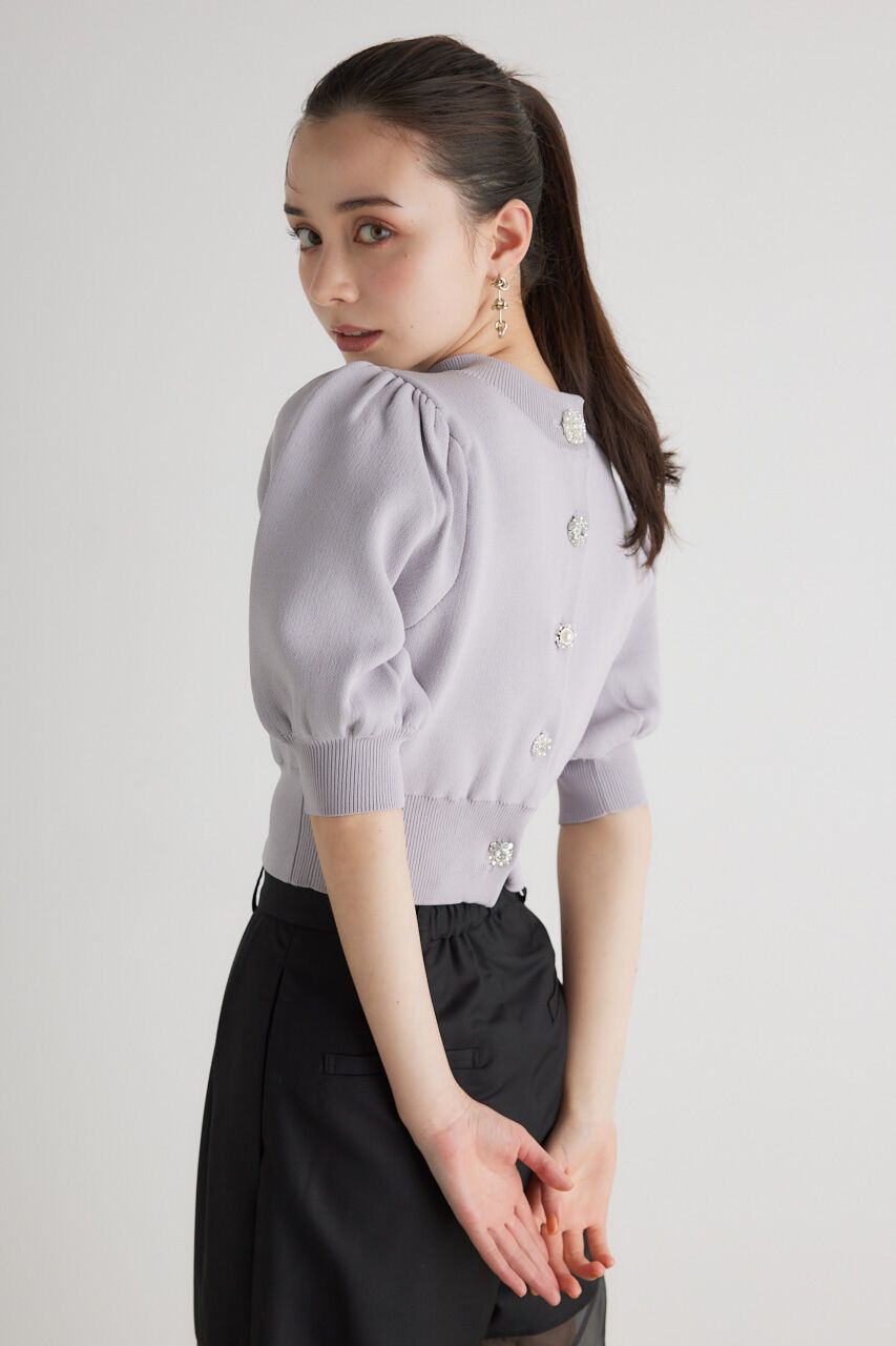 rienda「2WAYビジューKnit CD TOP」|ニット・セーター|