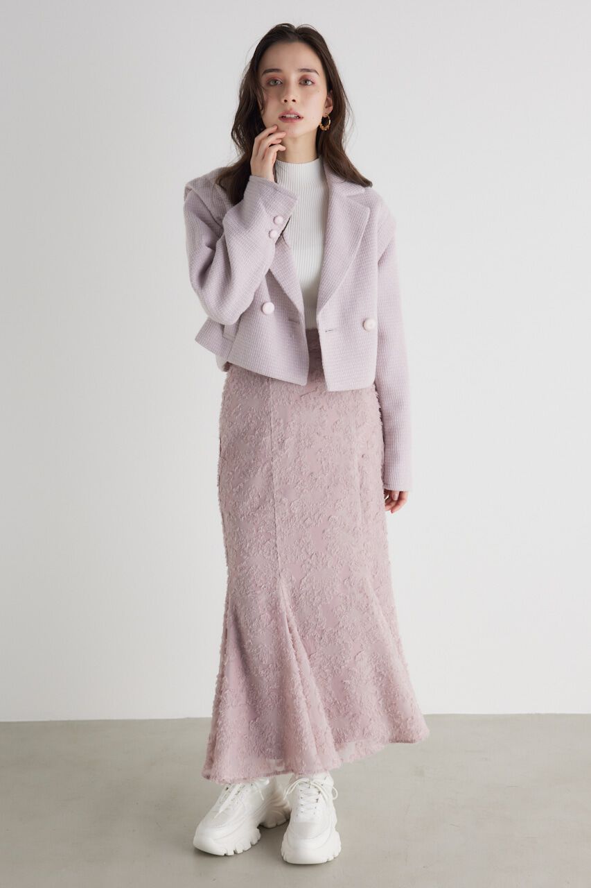 rienda「2wayショルダーツイードショート JK」|ダウンベスト・ベスト|