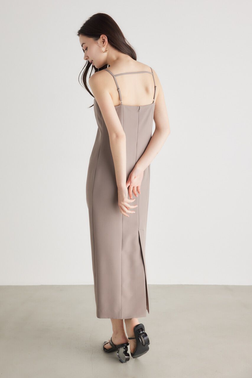 rienda「バックストリングシンプルキャミOP」|ワンピース|