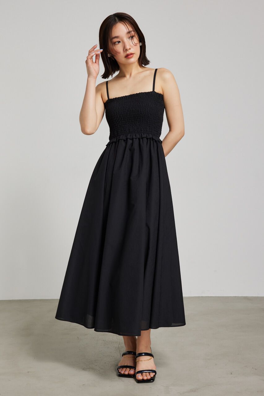 rienda「フレアSH SET シャーリングベアOP」|ワンピース|