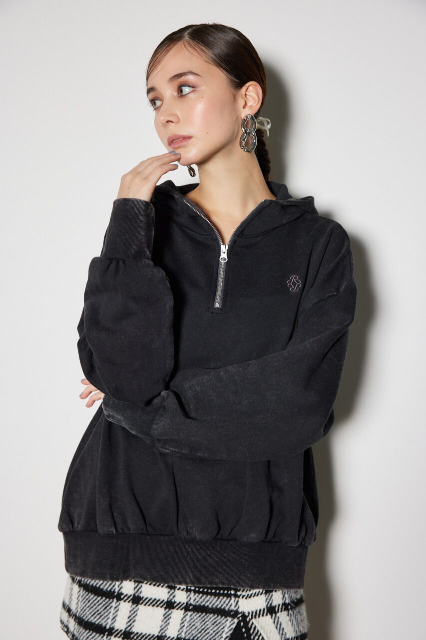 rienda「Bigパーカーロゴスウェットトップス」|Tシャツ・カットソー|