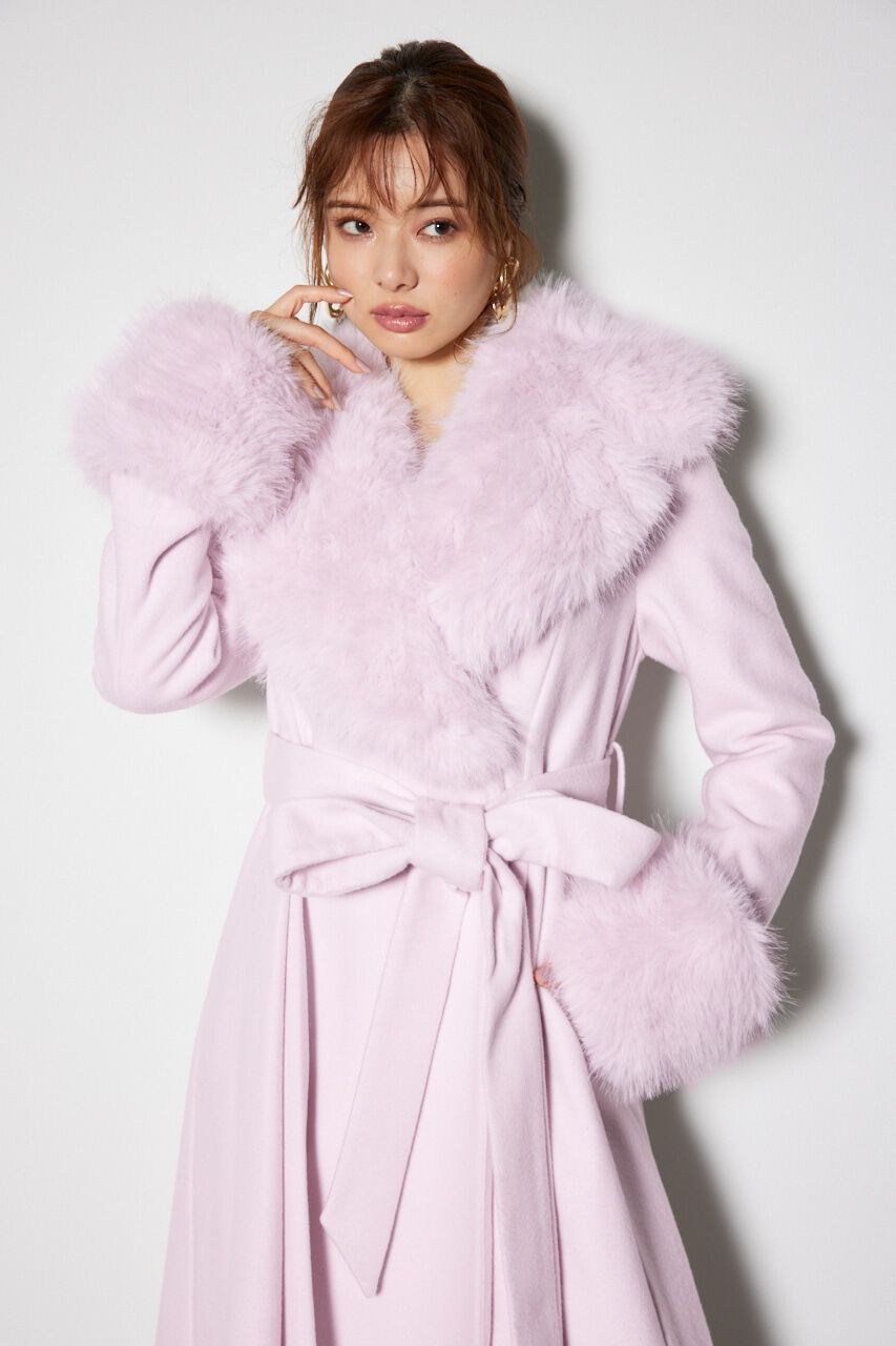 rienda「ウールMIXクラッシィドレスコート」|その他|