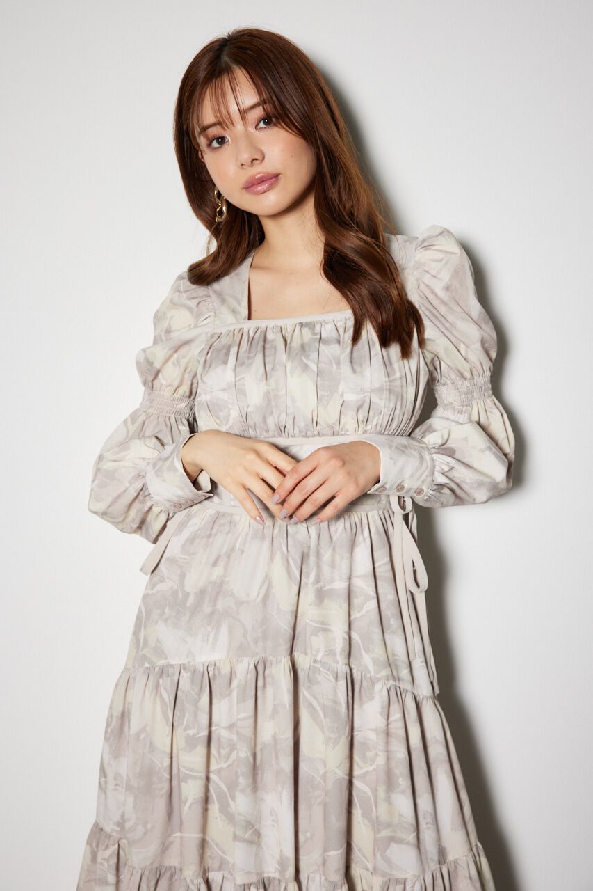 rienda「サイドリボンフレアワンピース」|ワンピース|