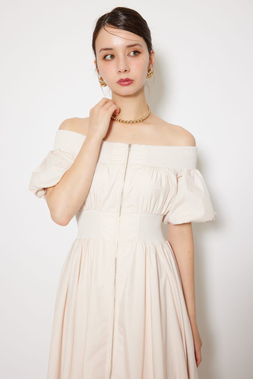 rienda「MA-1オフショルフレアワンピース」|ワンピース|