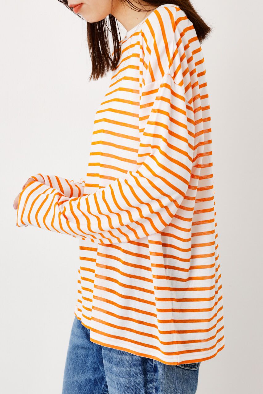 RODEO CROWNS「シアーボーダートップス」|Tシャツ・カットソー|