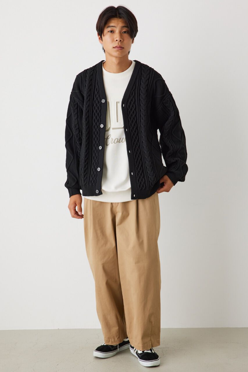 RODEO CROWNS「A-LIGHT KNIT ケーブルカーディガン」|カーディガン|