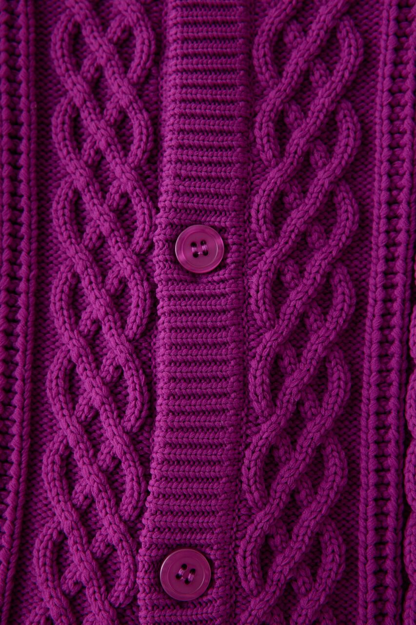 RODEO CROWNS「A-LIGHT KNIT ケーブルカーディガン」|カーディガン|