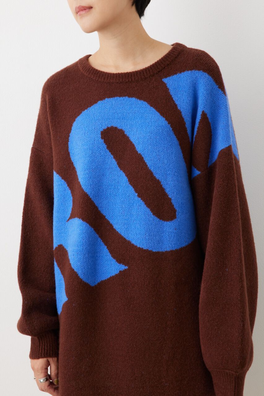 RODEO CROWNS「ブークレビッグロゴニットワンピース」|ワンピース|