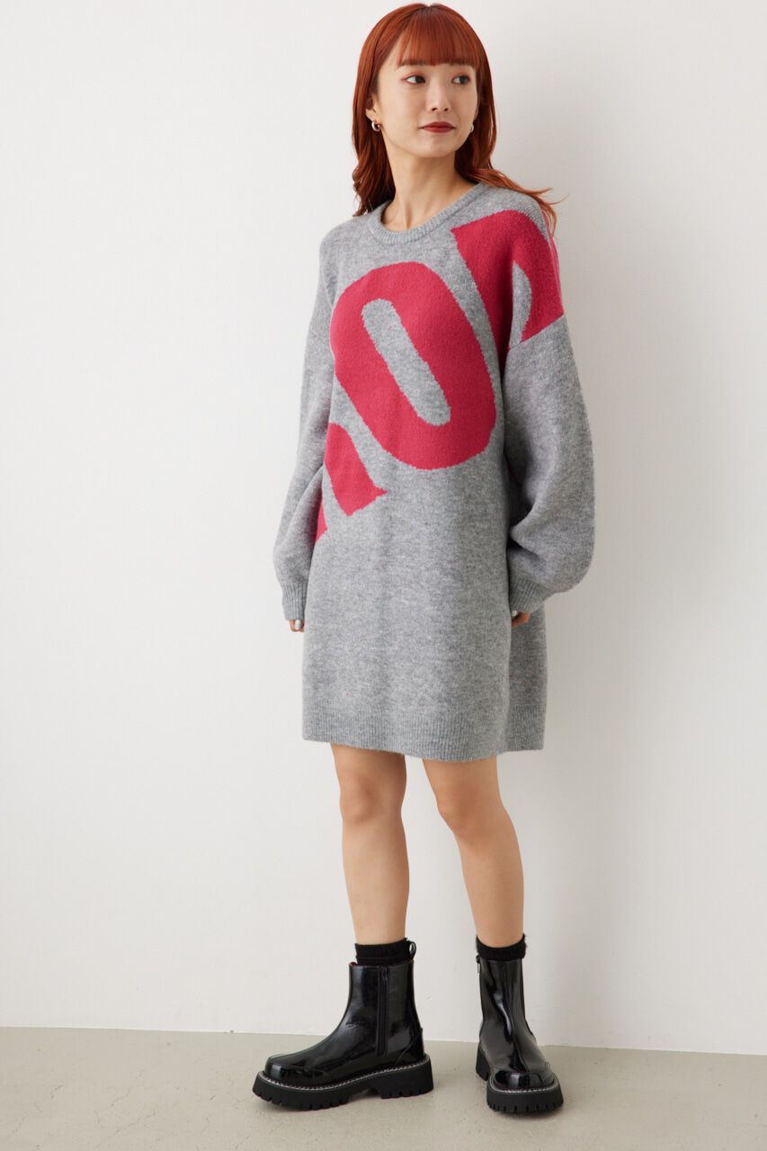 RODEO CROWNS「ブークレビッグロゴニットワンピース」|ワンピース|