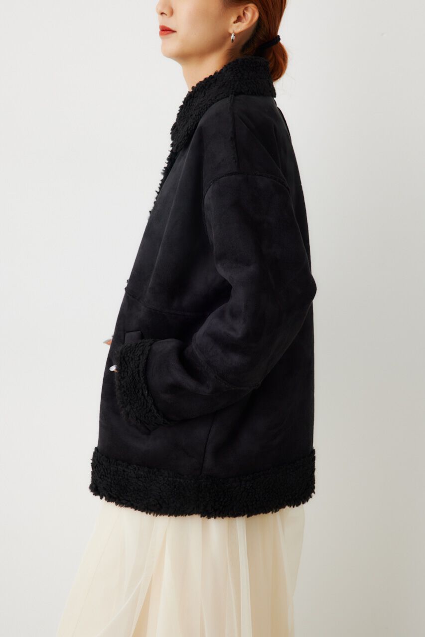 RODEO CROWNS「フェイクムートンジャケット」|シャツ・ブラウス|