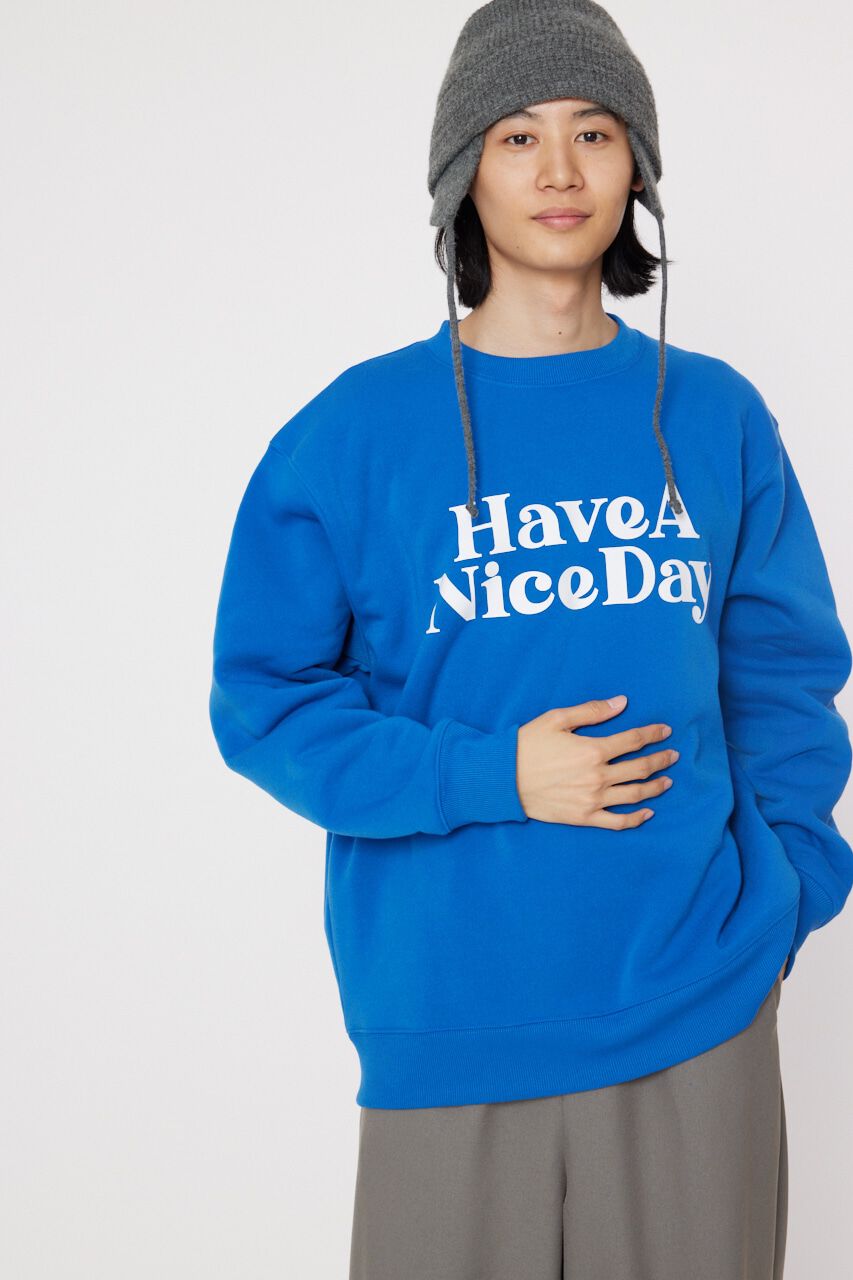 RODEO CROWNS「HAVE A スウェットトップス」|Tシャツ・カットソー|BLU