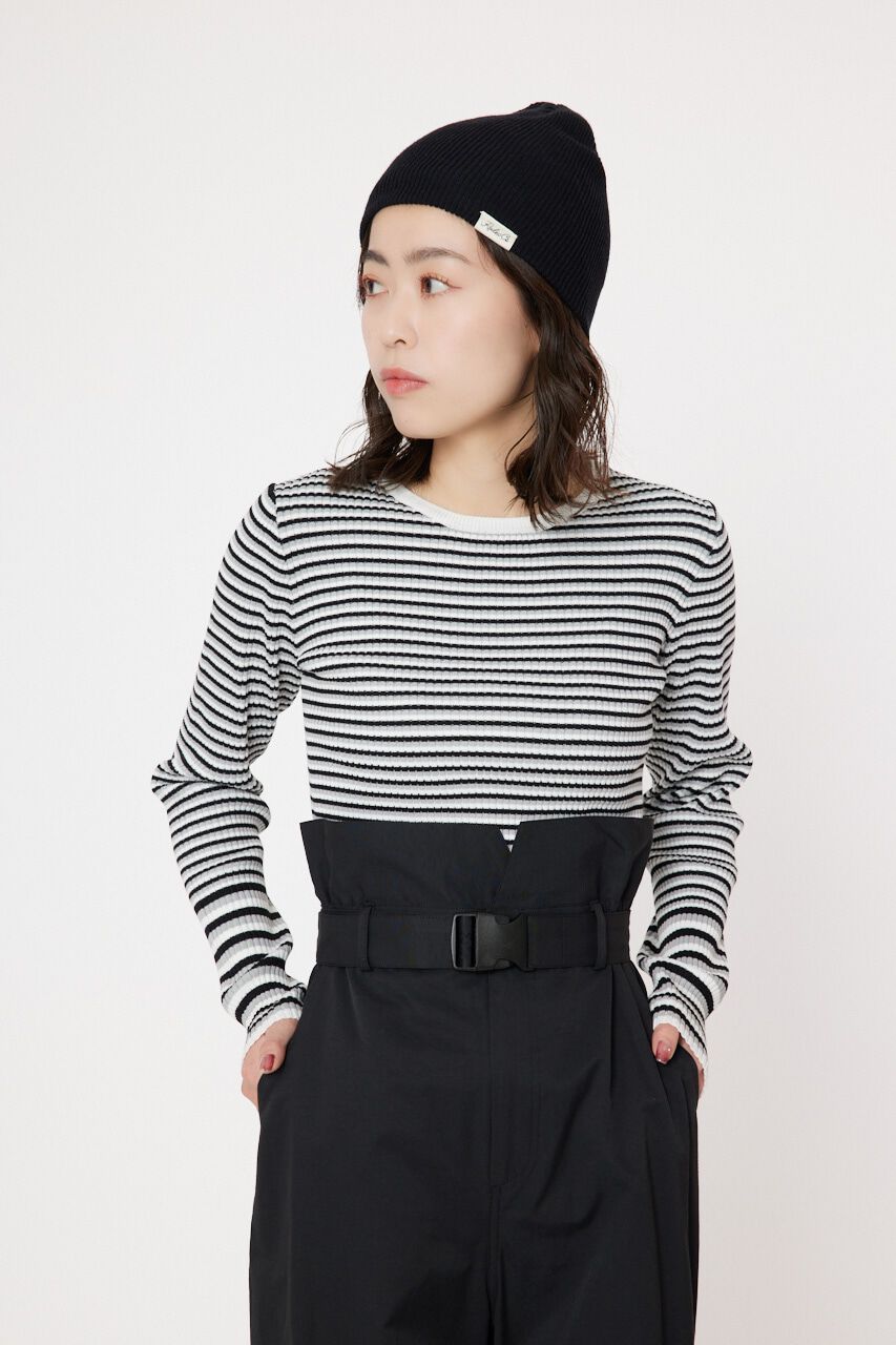 RODEO CROWNS「パターンボーダーニットトップス」|ニット・セーター|