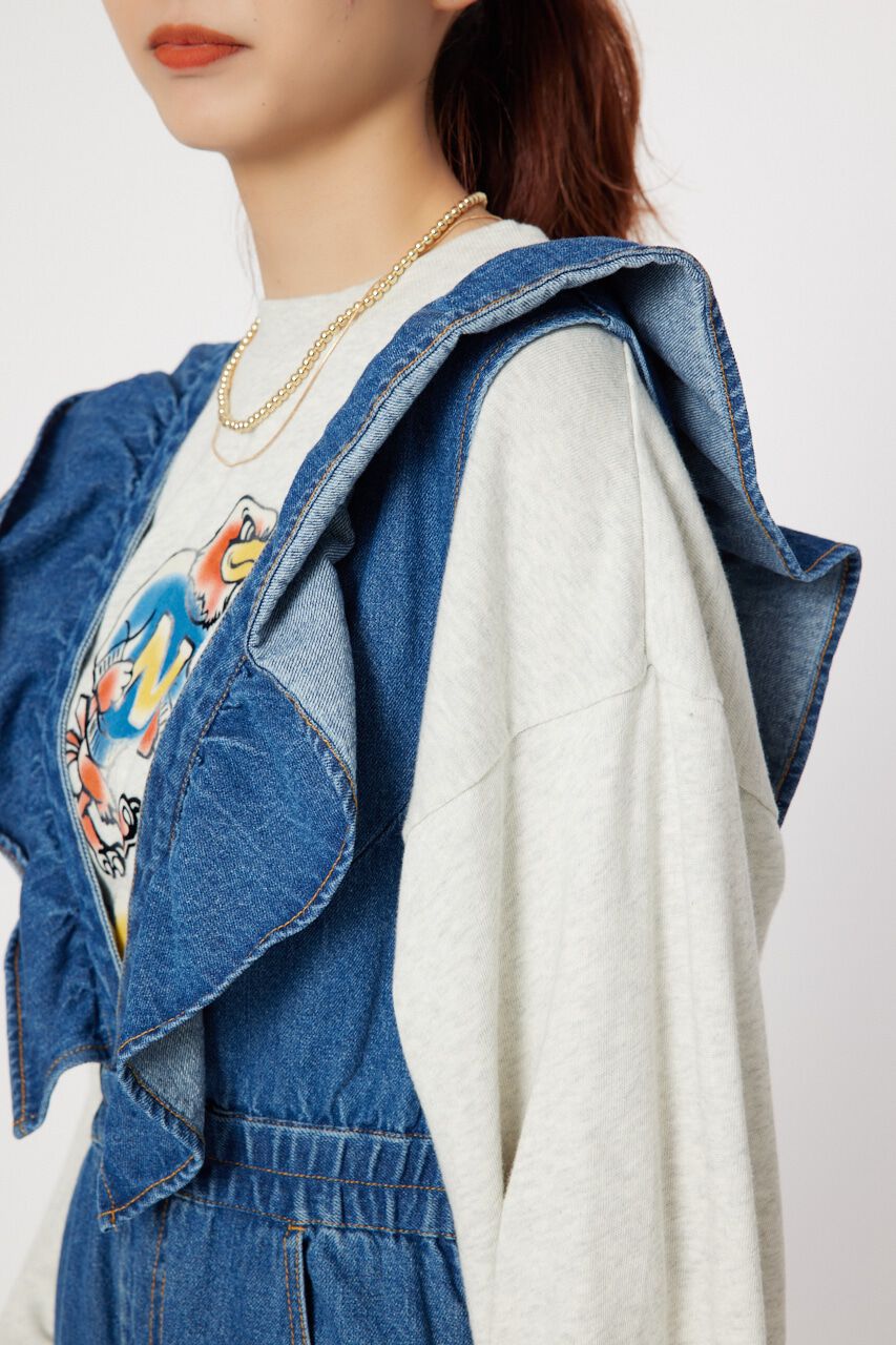 RODEO CROWNS「フリルデニムオールインワン」|その他|