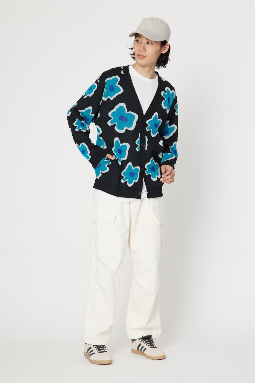 RODEO CROWNS「フラワージャガードニットカーディガン」|カーディガン|